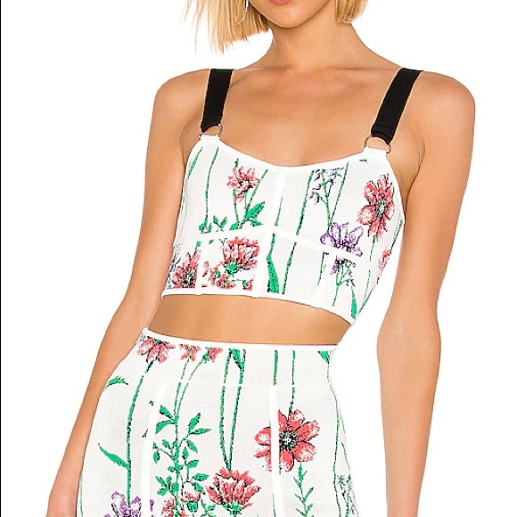 BCBGMaxAzria Tops - BCBG Revolve Gardenia Cropped Knit Top in size Small - New -  Revolve BCBG